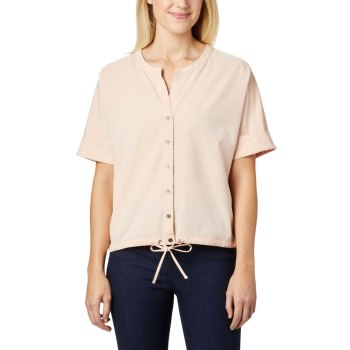 Columbia Firwood Crossing Short Sleeve, Camisa Rosas Para Mujer | 902635-OHM